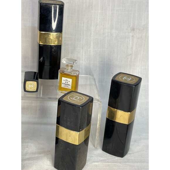 Chanel No. 5 Original .25 Perfume PLUS Collectible Bottles, FREE Box - Picture 7 of 15